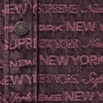 Supreme Multi Type Jacquard Denim Shirt (FW22) - Purple