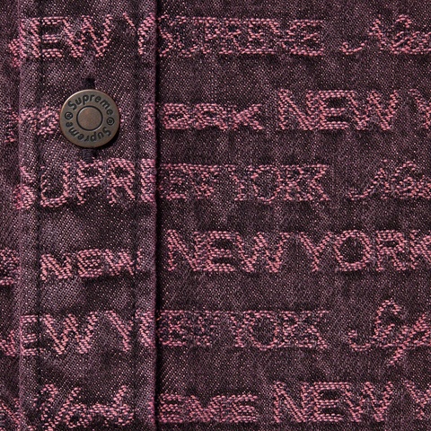 Multi Type Jacquard Denim Shirt - fall/winter 2022 - Supreme