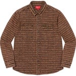 Supreme Multi Type Jacquard Denim Shirt (FW22) - Brown
