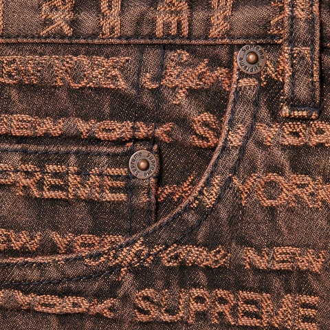 Multi Type Jacquard Regular Jean - Supreme