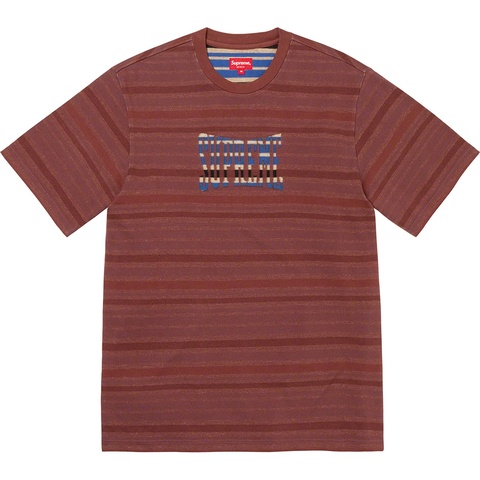 Supreme Inverted Stripe S/S Top - Brown