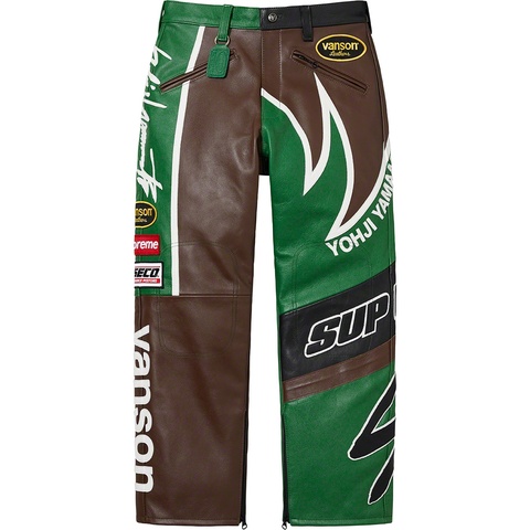 Supreme Supreme®/Yohji Yamamoto®/Vanson Leathers® Split Pant - Green