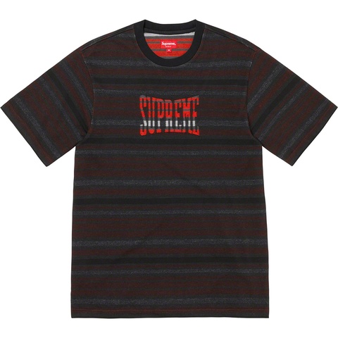 Supreme Inverted Stripe S/S Top - Black