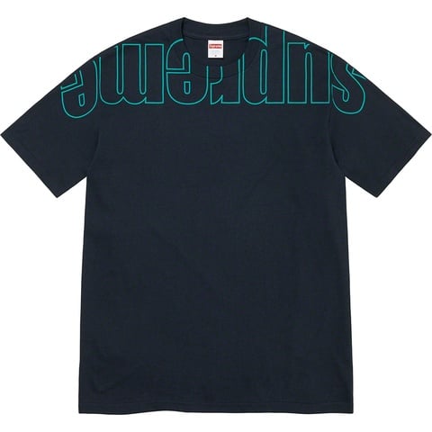 Supreme Upside Down Tee - Navy
