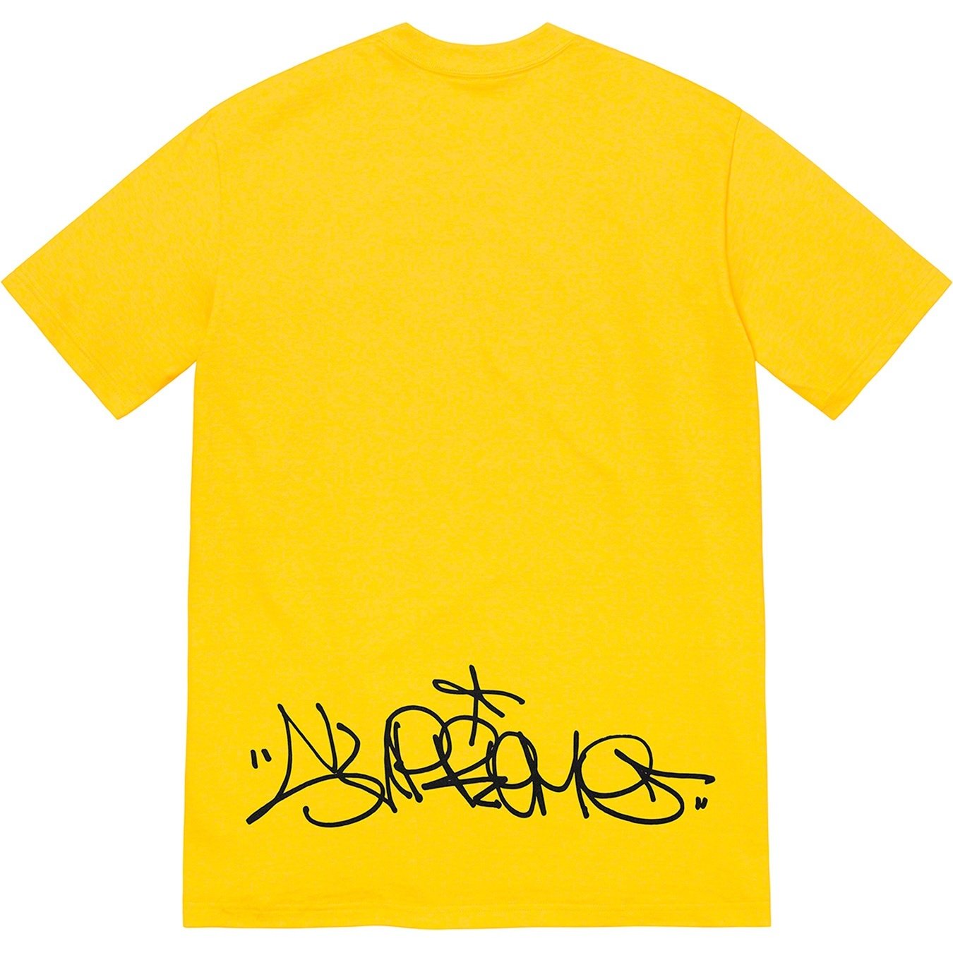 Supreme Supreme IRAK Cast Tee (FW22) - Yellow - $44