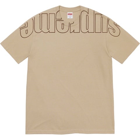 Supreme Upside Down Tee - Stone