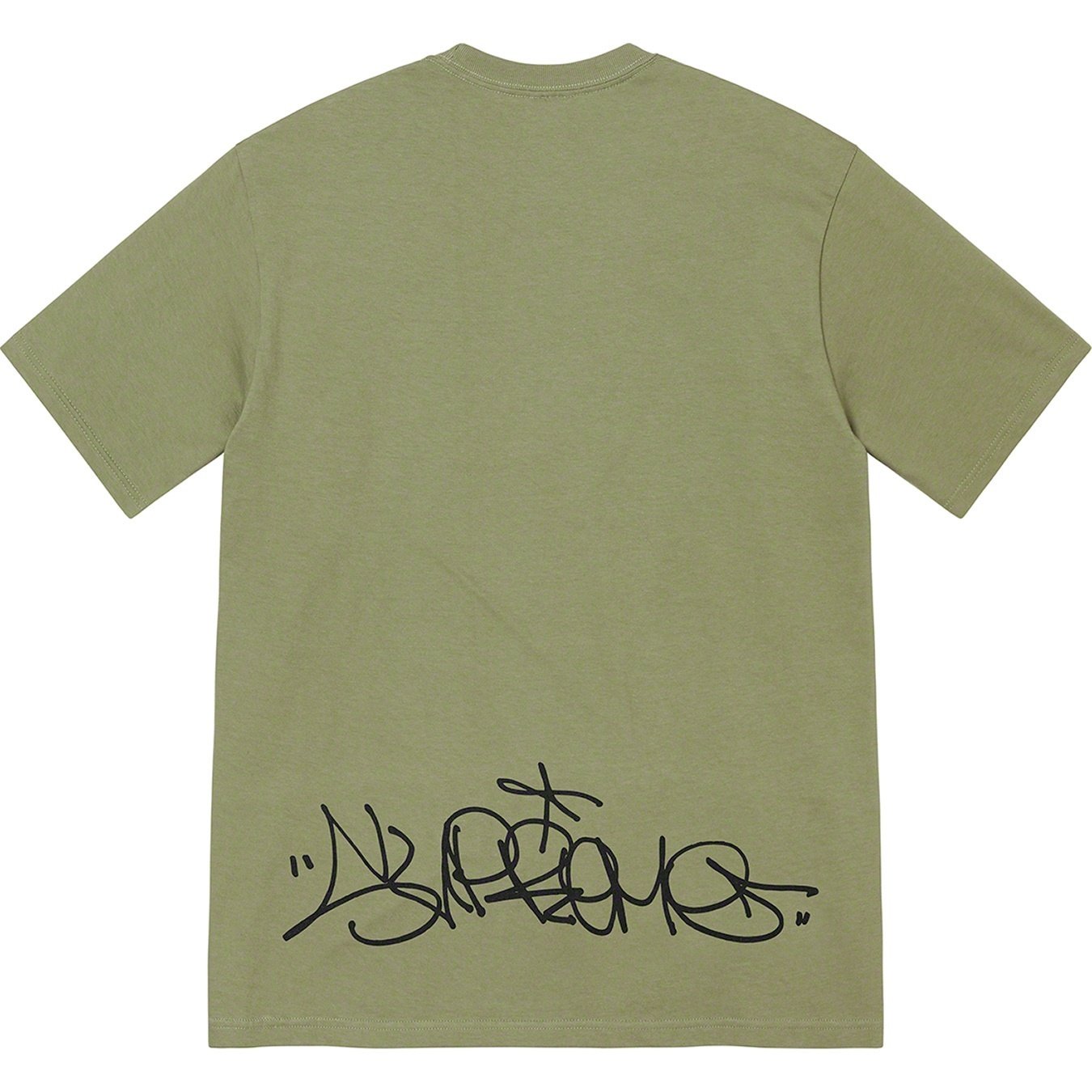 Supreme Supreme IRAK Cast Tee (FW22) - Light Olive - $44