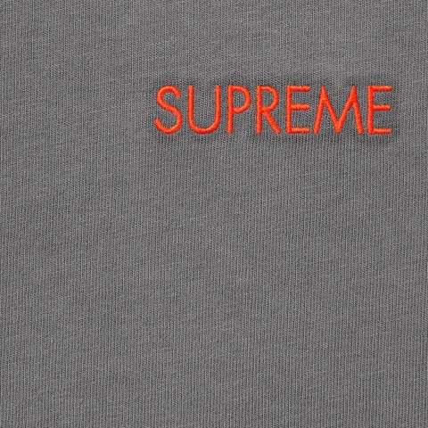 Supreme Washed Capital S/S Top - Grey