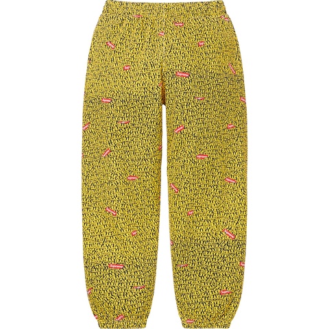 Supreme Supreme/IRAK Sweatpant - Yellow