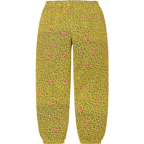 Supreme Supreme/IRAK Sweatpant - Yellow