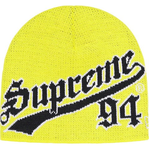 Supreme New Era® Script Beanie - Yellow