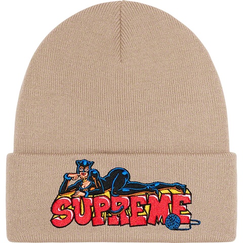 Supreme Catwoman Beanie - Stone