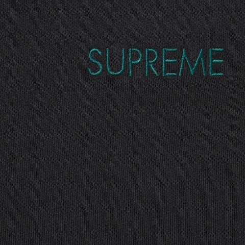 Supreme Washed Capital S/S Top - Black