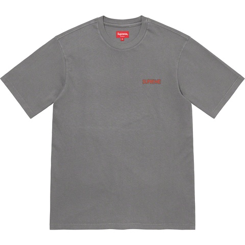 Supreme Washed Capital S/S Top - Grey