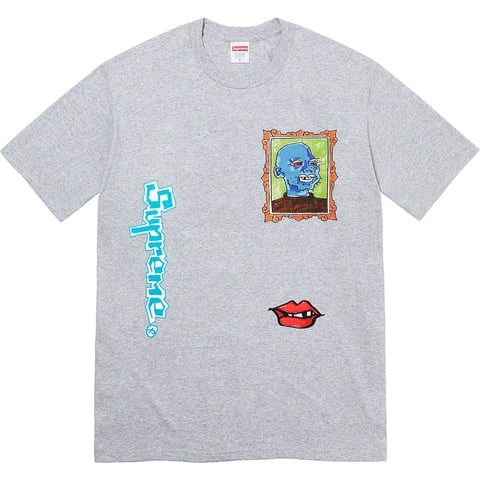 Supreme Gonz Portrait Tee - Heather Grey