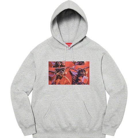 Supreme Gremlins Hooded Sweatshirt - Heather Grey