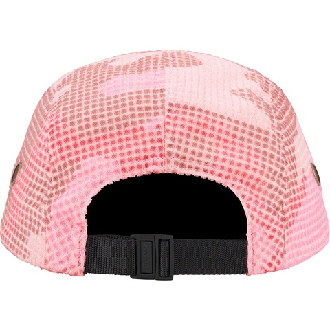 Supreme Camo Grid Velvet Camp Cap - Pink Camo
