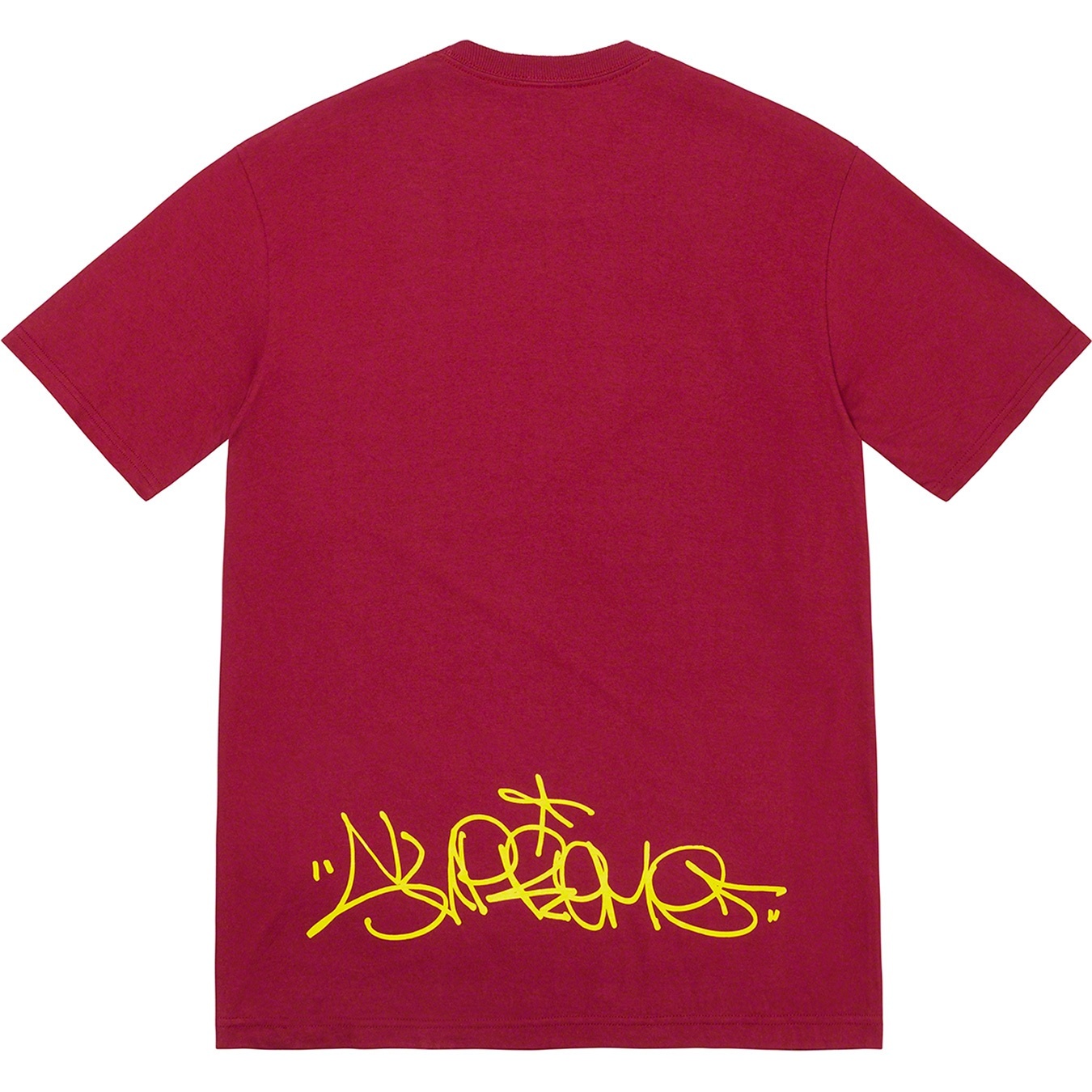 Supreme Supreme IRAK Cast Tee (FW22) - Cardinal - $44