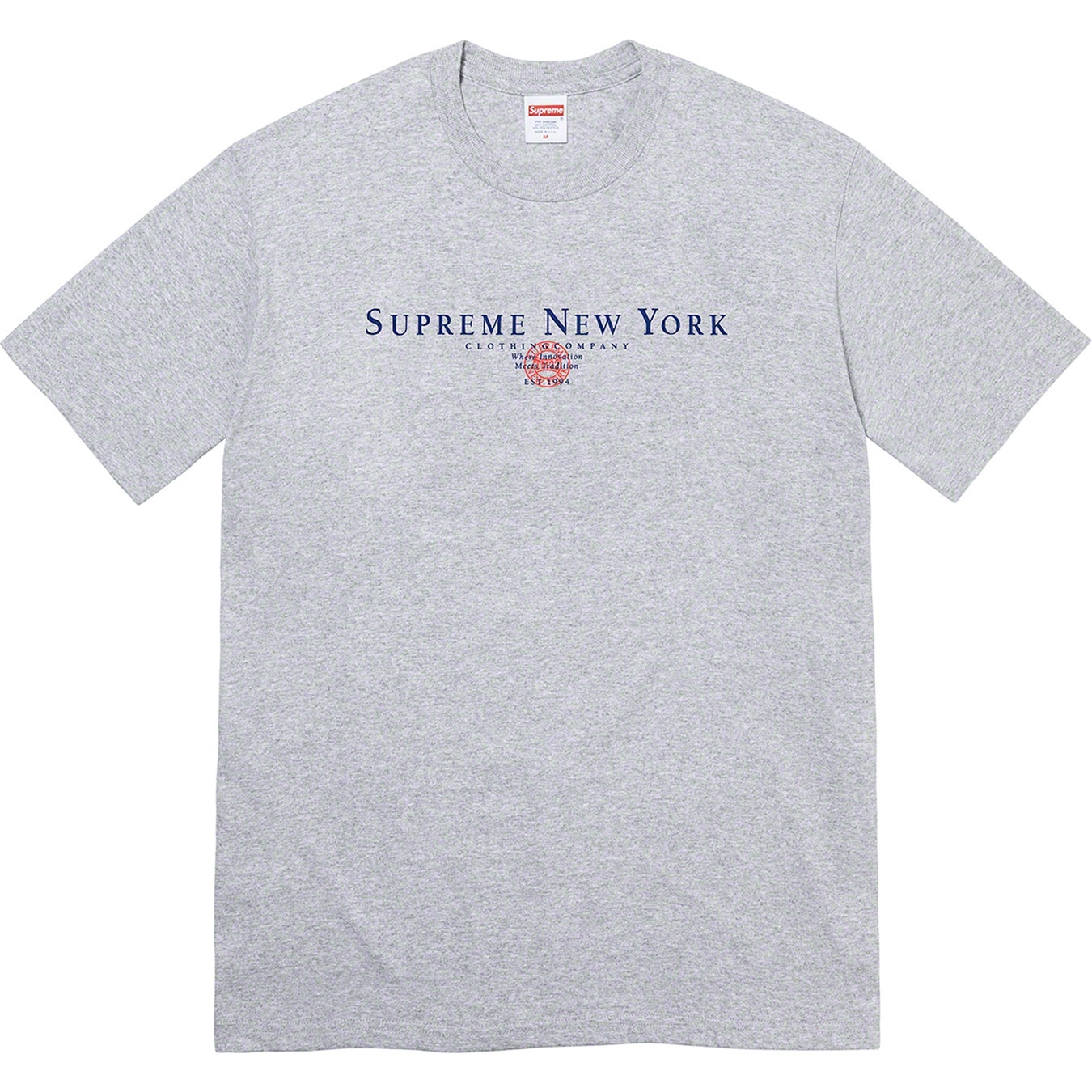 Supreme Tradition Tee (FW22) - Heather Grey - $40