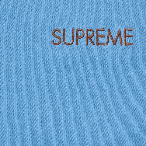 Supreme Washed Capital S/S Top - Blue