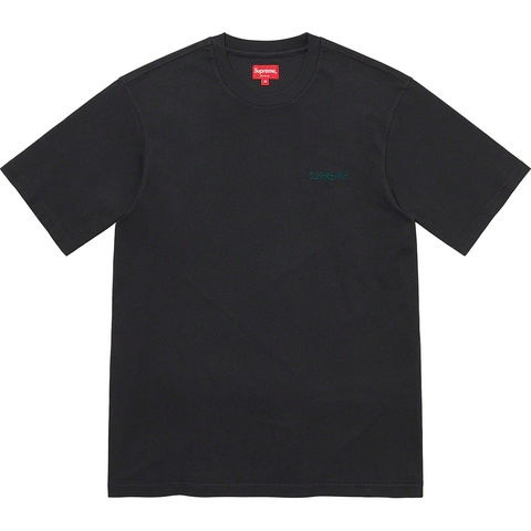 Supreme Washed Capital S/S Top - Black