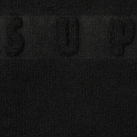 Supreme Embossed Sweater - Black