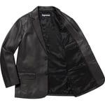 Supreme Leather Blazer (FW22) - Black