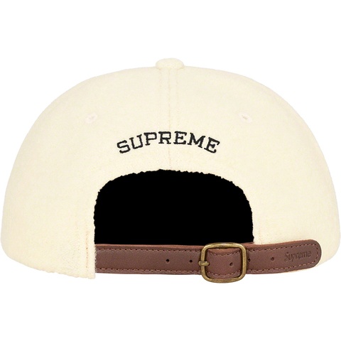 Supreme Boiled Wool S Logo 6-Panel - White