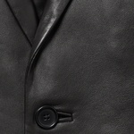 Supreme Leather Blazer (FW22) - Black