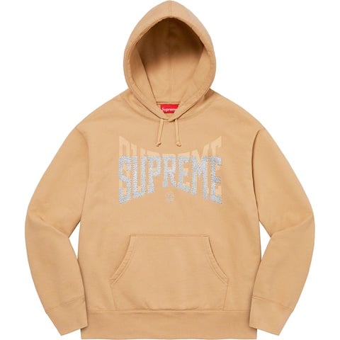 Rhinestone Shadow Hooded Sweatshirt - Supreme