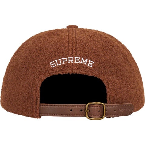 Supreme Boiled Wool S Logo 6-Panel - Brown