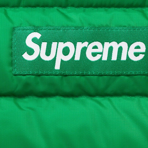 Supreme Micro Down Half Zip Hooded Pullover - Green