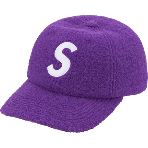 Supreme Boiled Wool S Logo 6-Panel - Purple