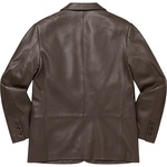 Supreme Leather Blazer (FW22) - Brown