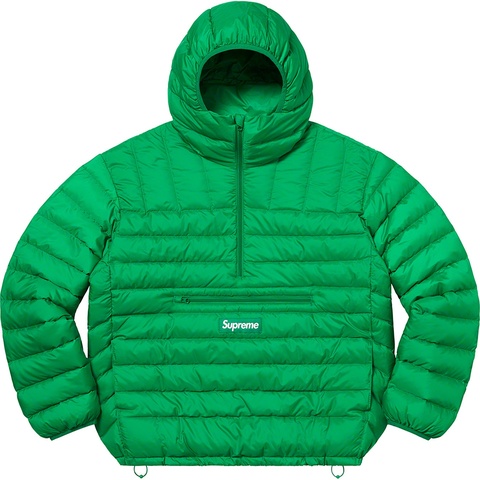 Micro Down Half Zip Hooded Pullover - Supreme