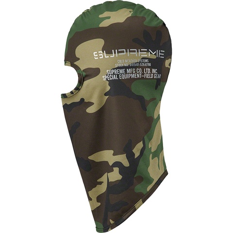 Supreme Field Gear Lightweight Balaclava - Woodland Camo