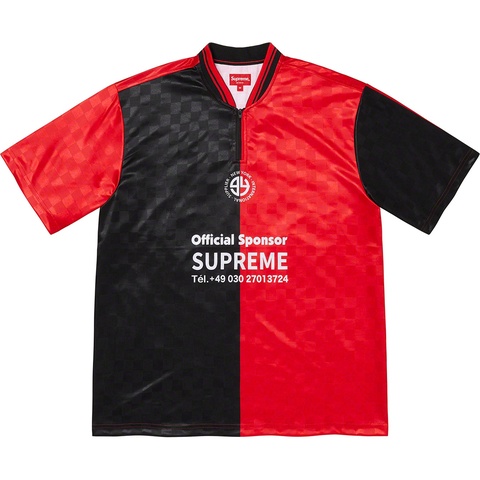 Supreme Split Soccer Jersey - Black