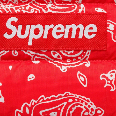 Supreme Micro Down Pant - Red Paisley 