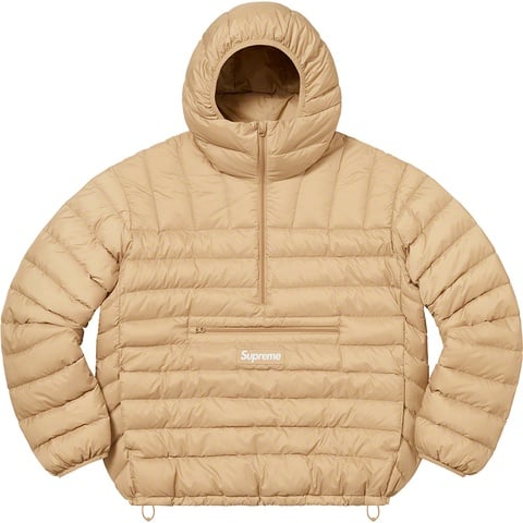 Micro Down Half Zip Hooded Pullover - Supreme