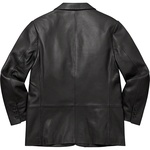 Supreme Leather Blazer (FW22) - Black
