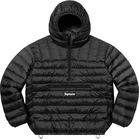 Micro Down Half Zip Hooded Pullover - Supreme