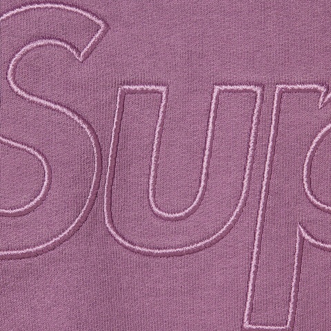 Supreme Washed Half Zip Pullover - Dusty Purple