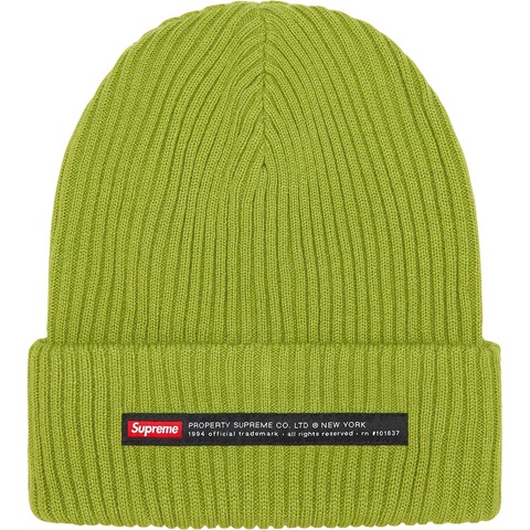 Supreme Property Label Beanie - Olive