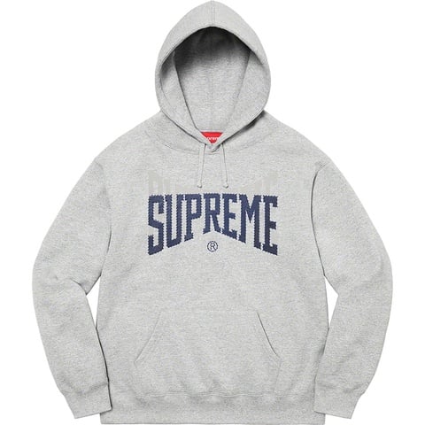 Rhinestone Shadow Hooded Sweatshirt - Supreme