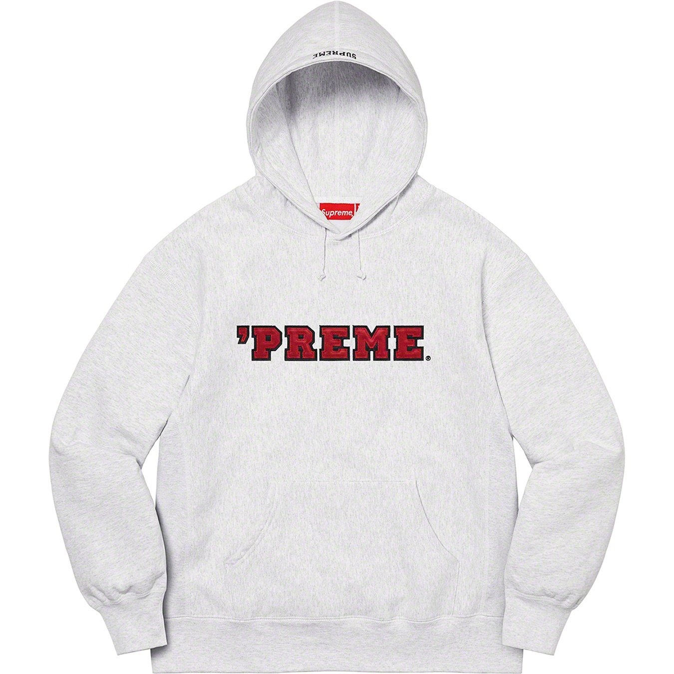 Supreme Preme Hooded Sweatshirt (FW22) - Ash Grey - $158