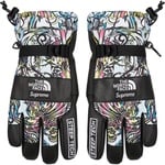 Supreme Supreme The North Face Steep Tech Gloves (FW22) - Multicolor Dragon