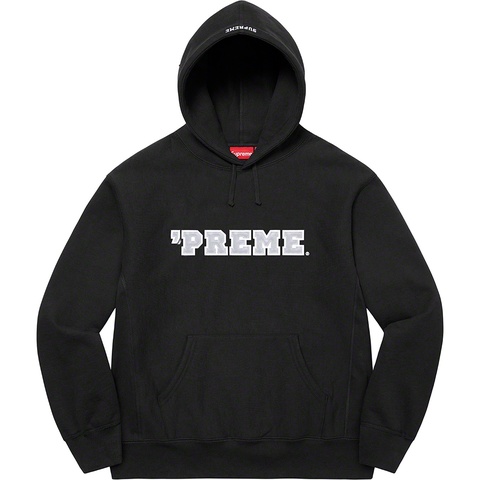 Supreme Preme Hooded Sweatshirt - Black