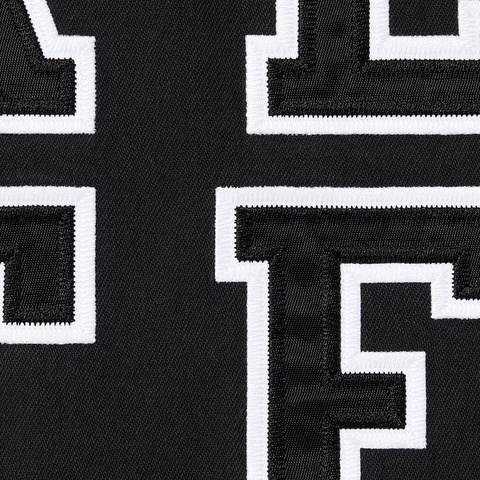Supreme Denim Baseball Jersey - Black