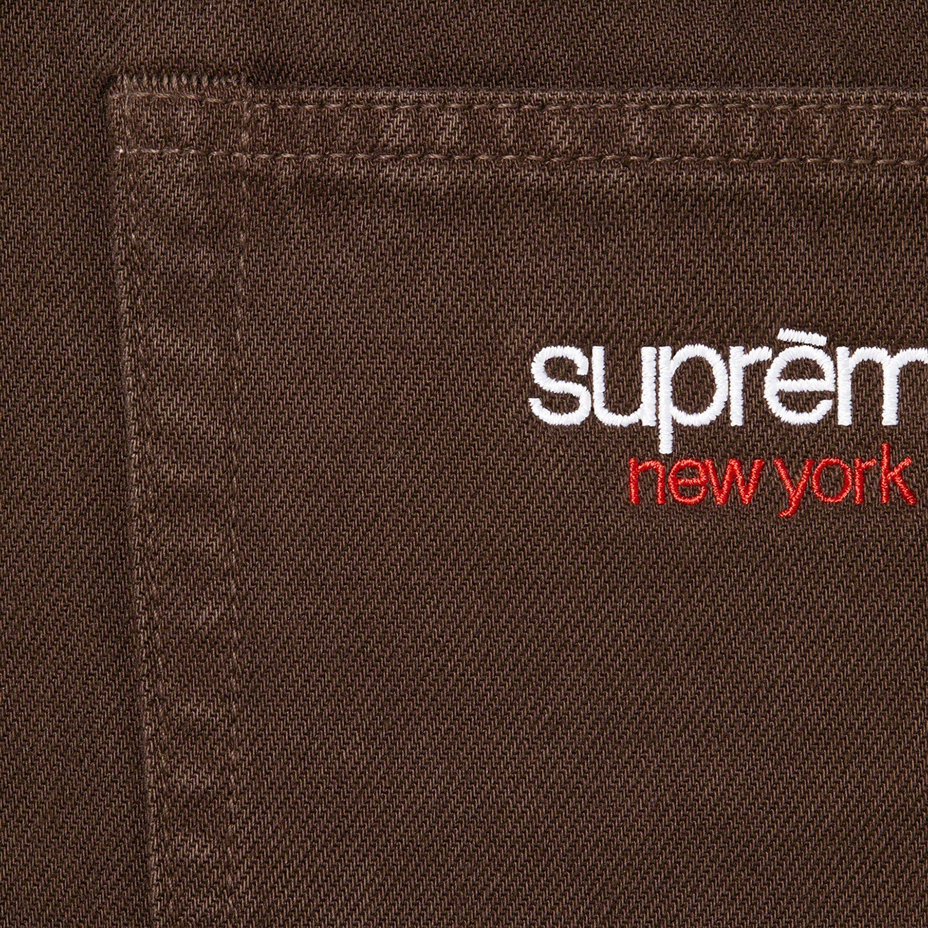 Supreme Baggy Jean (FW22) - Brown - $168
