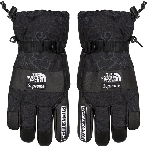 小物 SUPREME NORTH FACE Winter Runners Glove Supreme The North Face Suede Gloves Black – blueandcream